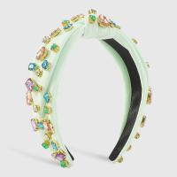 Hair Bands, Cloth, fashion jewelry & with rhinestone, more colors for choice, 170x50x130mm, Sold By PC