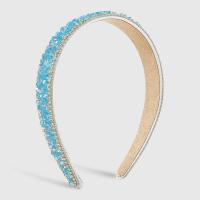 Hair Bands Resin with Crystal & Iron fashion jewelry & with rhinestone Sold By PC