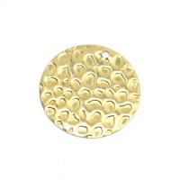 Brass Jewelry Pendants Flat Round DIY original color Approx 1.5mm Sold By PC