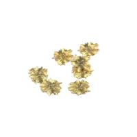 Bijoux pendentifs en laiton, fleur, DIY, 21.50x19.60x0.50mm, Trou:Environ 1.5mm, Vendu par PC