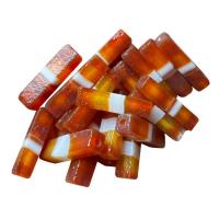 Natural Effloresce Agate Beads, Rectangle, DIY & different styles for choice, more colors for choice, 27-29mm*6-7mm, Sold By PC