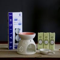 porcelana Difusor de óleo essencial de aromaterapia, metade handmade, Pacote de caixa de presente & para casa e escritório & Sustentável, Mais cores pare escolha, 86x98mm, vendido por Defina