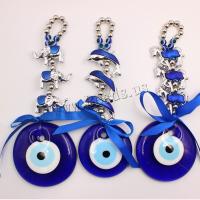 Hanging Ornaments, Tibetan Style, with Lampwork, Animal, antique silver color plated, evil eye pattern & different size for choice & enamel, more colors for choice, nickel, lead & cadmium free, Sold By PC