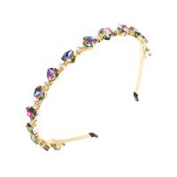 Hair Bands Zinc Alloy fashion jewelry & with rhinestone multi-colored nickel lead & cadmium free Sold By PC