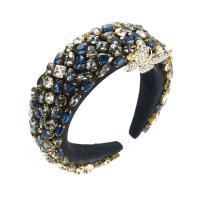 Hair Bands Cloth with Glass Rhinestone fashion jewelry & with rhinestone Sold By PC