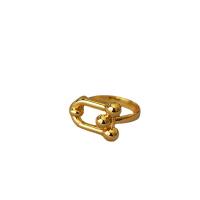 Brass Finger Ring Horseshoes plated for woman nickel lead & cadmium free US Ring Sold By PC