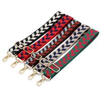 Fashion Luggage and Bag Accessories, Polyester, jacquard, Length Adjustable & folk style & for woman, more colors for choice, 1400x38mm, Sold By PC