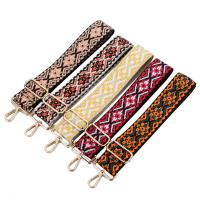 Fashion Luggage and Bag Accessories, Canvas, jacquard, Length Adjustable & folk style & for woman, more colors for choice, 1300x50mm, Sold By PC