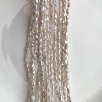 Barok ferskvandskulturperle Beads, Ferskvandsperle, du kan DIY, hvid, 5-6mm, Solgt Per Ca. 15 inch Strand