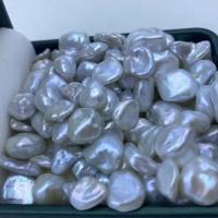 Barok ferskvandskulturperle Beads, Ferskvandsperle, du kan DIY & ingen hul, hvid, 8-11mm, Solgt af PC