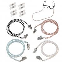 Support de lunettes, Acrylique, 4 pièces & anti-dérapage & multifonctionnel, couleurs mélangées, Longueur Environ 72 cm, Vendu par fixé