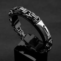Titanium Steel Bracelet & Bangle, vintage & different length for choice & for man, 7mm, Sold By Strand