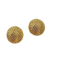 Zinc Alloy Stud Earring gold color plated fashion jewelry & for woman golden nickel lead & cadmium free 20mm Sold By Pair