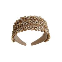 Hair Bands Zinc Alloy with Cloth plated fashion jewelry & with rhinestone nickel lead & cadmium free Sold By PC