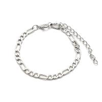 Bracelet en alliage de zinc, avec 1.97inch chaînes de rallonge, Placage, bijoux de mode & pour femme, plus de couleurs à choisir, protéger l'environnement, sans nickel, plomb et cadmium, Longueur:Environ 7 pouce, Vendu par PC