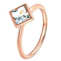 Zinc Alloy Finger Ring plated fashion jewelry & for woman & with cubic zirconia Sold By PC