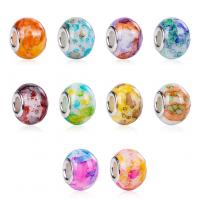 Stoving Varnish Glass Beads, fashion jewelry & for woman, Random Color, 10x15mm, Hole:Approx 5mm, Sold By PC