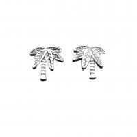 Zinc Alloy Spacer Bead Palm Tree antique silver color plated vintage & DIY nickel lead & cadmium free Approx Sold By Bag
