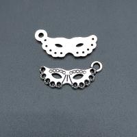 Zinc Alloy Pendants Mask antique silver color plated vintage & DIY nickel lead & cadmium free Approx Sold By Bag