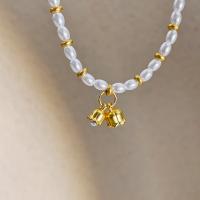 Zinek svetr řetěz náhrdelník, s Plastové Pearl, s 1.97inch extender řetězce, módní šperky & pro ženy, zlatý, nikl, olovo a kadmium zdarma, Prodáno za Cca 14.57 inch Strand