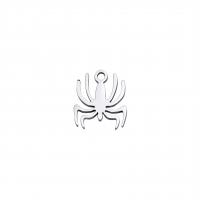 Stainless Steel Animal Pendants 304 Stainless Steel Spider Vacuum Ion Plating DIY Sold By PC