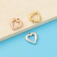 Stainless Steel Heart Pendants, 304 Stainless Steel, Vacuum Ion Plating, fashion jewelry & DIY & hollow, more colors for choice, 12.60x13.40mm, Sold By PC