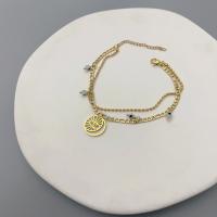 Bracelet Evil Eye bijoux, Acier inoxydable 304, avec chalumeau, avec 5cm chaînes de rallonge, Mauvais œil, Placage, bijoux de mode, doré, Longueur:18 cm, Vendu par PC