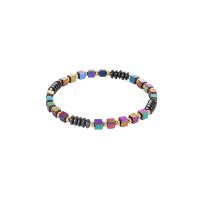 Magnet Bracelet with Zinc Alloy plated fashion jewelry & Unisex multi-colored Length Approx 7 Inch Sold By PC