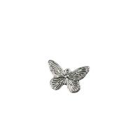 Stainless Steel Animal Pendants, 304 Stainless Steel, Butterfly, vintage & DIY & enamel, original color, 31x21.50x2.80mm, Sold By PC