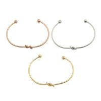 Brass Bracelet & Bangle, plated, fashion jewelry & for woman, more colors for choice, nickel, lead & cadmium free, 57x71x2mm, Sold By PC