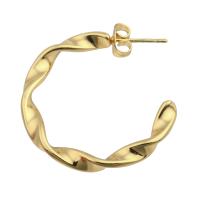 Brass Stud Earring gold color plated fashion jewelry & for woman golden nickel lead & cadmium free Sold By Lot