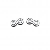 Zinc Alloy Spacer Beads Infinity antique silver color plated vintage & DIY nickel lead & cadmium free Approx Sold By Bag
