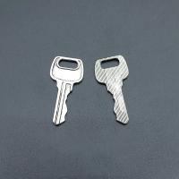 Zinc Alloy Key Pendants antique silver color plated vintage & DIY nickel lead & cadmium free Approx Sold By Bag