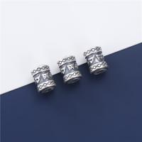 925 Sterling Silver Spacer Bead, vintage & DIY, 8.50x11mm, Hole:Approx 2.5mm, Sold By PC