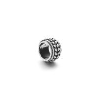 925 Sterling Silver Spacer Bead, vintage & DIY, 6x3.50mm, Hole:Approx 4mm, Sold By PC