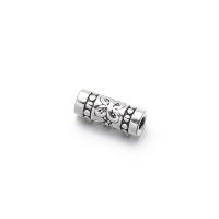 925 Sterling Silver Spacer Bead, vintage & DIY, 8x3mm, Hole:Approx 1.5mm, Sold By PC