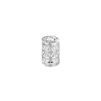 925 Sterling Silver Spacer Bead, DIY & hollow, more colors for choice, 5x7.40mm, Hole:Approx 1.6mm, Sold By PC