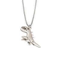 Zinc Alloy Sweater Chain Necklace with Titanium Steel Dinosaur plated fashion jewelry & for man nickel lead & cadmium free Length Approx 70 cm Sold By PC