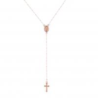 Zinklegierung Schmuck Halskette, plattiert, Modeschmuck & für Frau, keine, frei von Nickel, Blei & Kadmium, Länge:ca. 42 cm, verkauft von PC