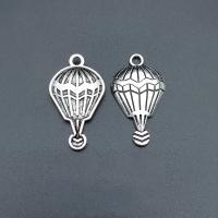 Tibetan Style Pendants, Hot Balloon, antique silver color plated, vintage & DIY, nickel, lead & cadmium free, 29x17mm, Approx 100PCs/Bag, Sold By Bag