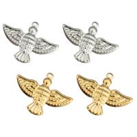 Brass Jewelry Pendants, Bird, plated, DIY & for woman, more colors for choice, nickel, lead & cadmium free, 20x25x0.5mm, Hole:Approx 2mm, Sold By PC