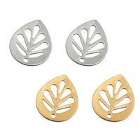 Brass Jewelry Pendants, Leaf, plated, DIY & for woman, more colors for choice, nickel, lead & cadmium free, 13x11x1mm, Hole:Approx 1.5mm, Sold By PC