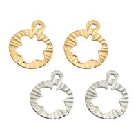 Brass Jewelry Pendants, plated, DIY & for woman, more colors for choice, nickel, lead & cadmium free, 13x10x0.5mm, Hole:Approx 1mm, Sold By PC