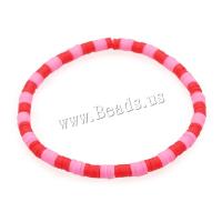 Fashion Bracelet & Bangle Jewelry Polymer Clay Bohemian style & elastic & for woman Length Approx 17.5 cm Sold By PC