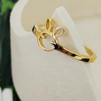 Stainless Steel Finger Ring 304 Stainless Steel Rabbit plated fashion jewelry golden US Ring Sold By PC