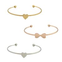 Brass Bracelet & Bangle, plated, fashion jewelry & different styles for choice & for woman, more colors for choice, 76x63x2mm, Sold By PC
