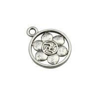 Tibetan Style Pendants, antique silver color plated, DIY, nickel, lead & cadmium free, 18x15x0.2mm, Hole:Approx 0.2mm, Sold By PC