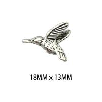 Zinc Alloy Animal Beads Bird antique silver color plated DIY nickel lead & cadmium free Approx 0.1mm Sold By PC