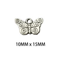 Zinc Alloy Animal Pendants Butterfly antique silver color plated DIY nickel lead & cadmium free Approx 0.2mm Sold By PC