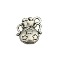 Tibetan Style Pendants, antique silver color plated, DIY, nickel, lead & cadmium free, 15x12x0.4mm, Hole:Approx 0.2mm, Sold By PC